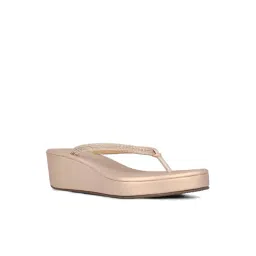 Inc.5 Women's Rose Gold Thong Wedges-picture-37