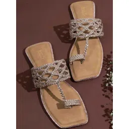 Inc.5 Women's Rose Gold Toe Ring Sandals-picture-39