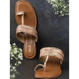 Inc.5 Women's Rose Gold Toe Ring Wedges-picture-21