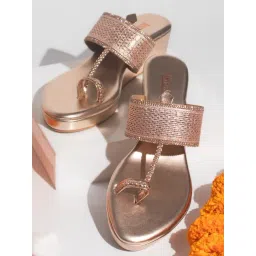 Inc.5 Women's Rose Gold Toe Ring Wedges-picture-13