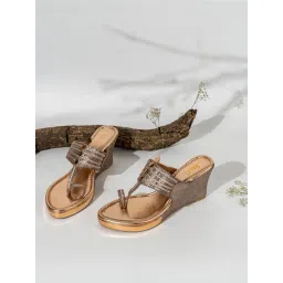 Inc.5 Women's Rose Gold Toe Ring Wedges-picture-29