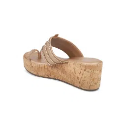 Inc.5 Women's Rose Gold Toe Ring Wedges image 5