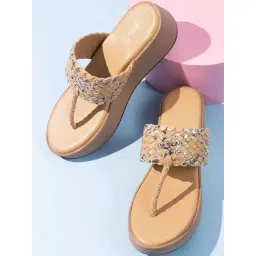 Inc.5 Women's Tan T-Strap Wedges-picture-34