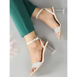 Inc.5 Women's White Ankle Strap Sandals-picture-23