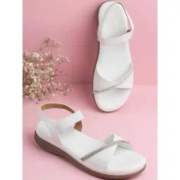Inc.5 Women's White Ankle Strap Wedges-picture-26