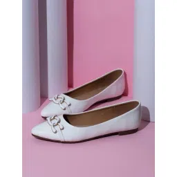 Inc.5 Women's White Ballerinas-picture-48