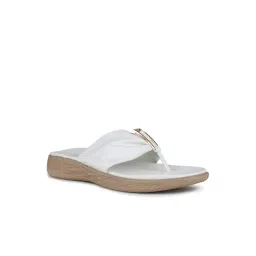 Inc.5 Women's White Thong Wedges image 2