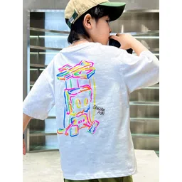 INCLUD Boys Graphic Printed Round Neck Drop Shoulder Oversized T-shirt-picture-44
