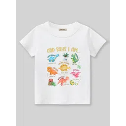 INCLUD Boys Graphic Printed Round Neck Short Sleeves Regular Fit Casual T-Shirt-picture-21