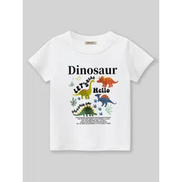 INCLUD Boys Graphic Printed Round Neck Short Sleeves Regular Fit Casual T-Shirt-picture-14