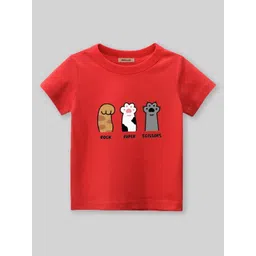 INCLUD Boys Graphic Printed Round Neck Short Sleeves Regular Fit Casual T-Shirt-picture-15