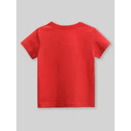 INCLUD Boys Graphic Printed Round Neck Short Sleeves Regular Fit Casual T-Shirt image 3