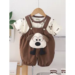 INCLUD Boys Printed T-Shirt With Dungaree-picture-20