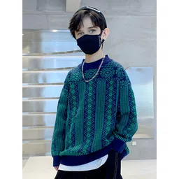 INCLUD Boys Self DesignPullover Sweaters-picture-51