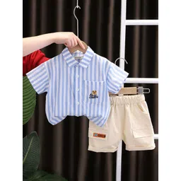 INCLUD Boys Striped Shirt With Shorts-picture-20