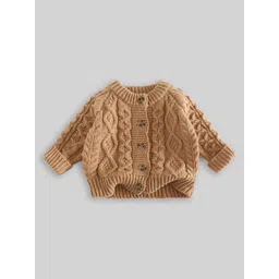 INCLUD Girls Cable Knit Cardigan-picture-31