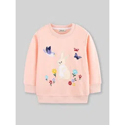 INCLUD Girls Embroidered Pullover Oversized Sweatshirt-image-49