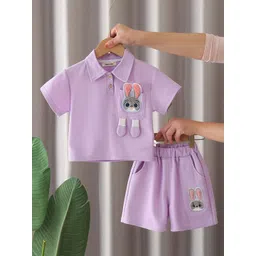 INCLUD Girls Embroidered T-shirt with Shorts-picture-14