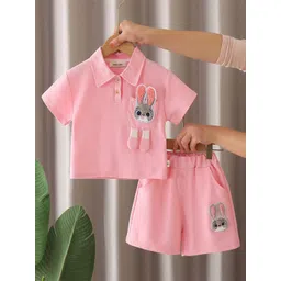 INCLUD Girls Embroidered T-shirt with Shorts-picture-37