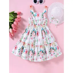 INCLUD Girls Floral Printed Fit & Flare New Basics Dress-picture-34