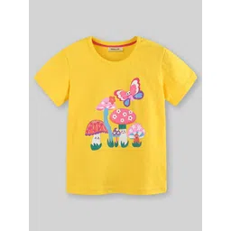 INCLUD Girls Graphic Printed Round Neck Short Sleeves Casual T-shirt-picture-19