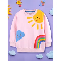 INCLUD Girls Graphic Printed Round Neck Sweatshirt-picture-40