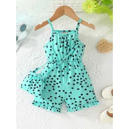 INCLUD Girls Heart Printed Basic Jumpsuit image 1