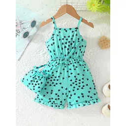 INCLUD Girls Heart Printed Basic Jumpsuit image 2