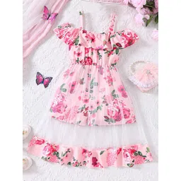 INCLUD Girls Off-Shoulder Printed Jumpsuit-picture-58