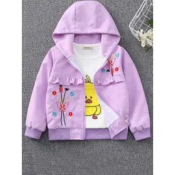 INCLUD Girls Open Front Jacket with Embroidered-picture-19