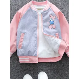 INCLUD Girls Open Front Jacket with Embroidered-picture-23