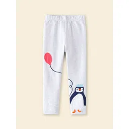INCLUD Girls Penguin Patch Ankle Length Leggings-picture-32