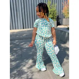 INCLUD Girls Printed T-shirt with Trousers-picture-37