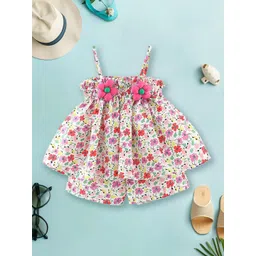 INCLUD Girls Printed Top With Shorts-picture-32
