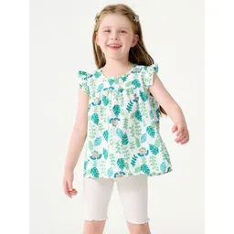 INCLUD Girls Printed Top With Shorts-picture-30