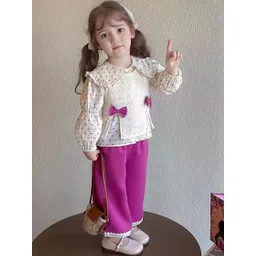 INCLUD Girls Printed Top with Trousers-picture-28