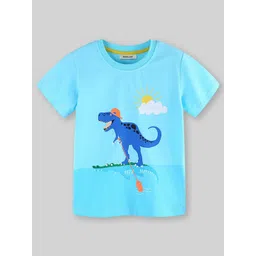 INCLUD Girls Round Neck Graphic Printed Cotton Regular Fit T-shirt-picture-50