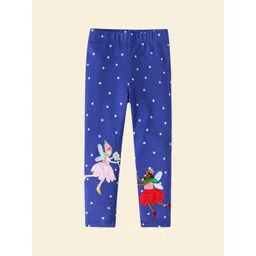 INCLUD Girls Star Fairy Printed Ankle Length Leggings-picture-32