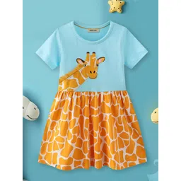 includ INCLU Girls Animal Printed Fit & Flare Dress-picture-17