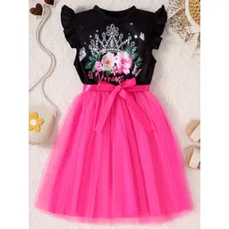 INCLUD Print Flared Sleeve Fit & Flare Midi Dress-picture-52