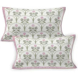 indhome life 280 TC Cotton Queen Floral Flat Bedsheet-picture-15