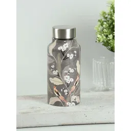 India Circus by Krsnaa Mehta Grey Steel Bird Land Paradise Small Water Bottle (0.55 L)-picture-19
