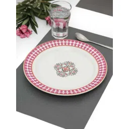 india circus by krsnaa mehta India Circus Multicolor Ceramic Dinner Plate - Set of 1-picture-14