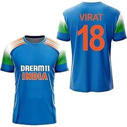India ODI Jersey 2025 | Virat 18 Jersey for (Kids,Men & Boys)-picture-22