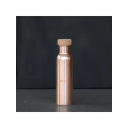 Indian Bartan Brown Copper Glossy Straight Bottle (800ml)-picture-42