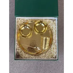 Indian Bartan Golden Brass Dinner Sets-picture-23