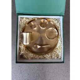 Indian Bartan Golden Brass Dinner Sets-picture-36