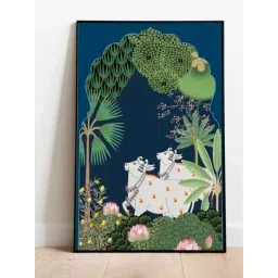 Indian Classic Art Multicolor Canvas Abstract Wall Art-picture-15