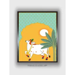 Indian Classic Art Multicolor Canvas Abstract Wall Art-picture-40