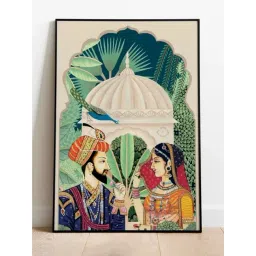 Indian Classic Art Multicolor Canvas Abstract Wall Art-picture-40